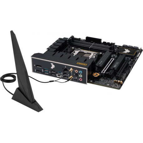 ASUS TUF Gaming B650M-Plus WIFI - Motherboard - micro ATX - Socket AM5 - AMD B650 Chipset - USB 3.1 Gen 2, USB 3.2 Gen 2, USB-C 3.2 Gen 2x2, USB-C 3.2 Gen 1 - 2.5 Gigabit LAN, Bluetooth - onboard graphics (CPU required) - HD Audio (8-channel) - 7