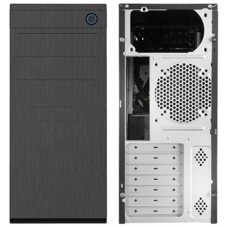 Chieftec Elox Series HC-10B-OP - Tower - ATX - no power supply (ATX) - black - USB/Audio - 2