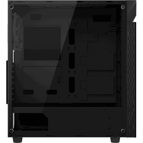 Gigabyte C200 GLASS - Tower - ATX - windowed side panel (tempered glass) - no power supply (ATX) - black - USB/Audio - 1