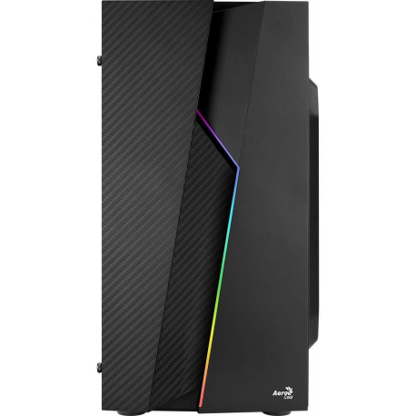 AeroCool Bolt Mini - Tower - micro ATX - windowed side panel (acrylic) - no power supply (ATX) - black - USB/Audio - 2