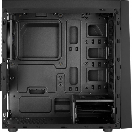 AeroCool Bolt Mini - Tower - micro ATX - windowed side panel (acrylic) - no power supply (ATX) - black - USB/Audio - 5