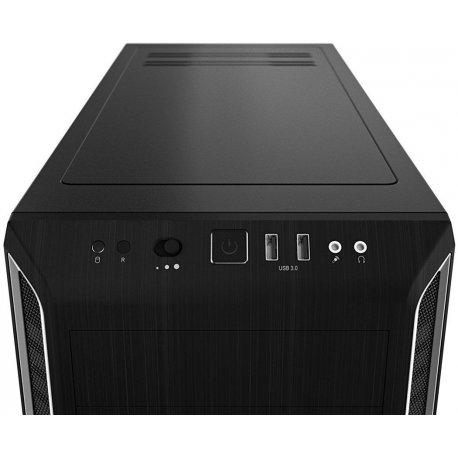 be quiet! PURE BASE 600 - Tower - ATX - no power supply (ATX / PS/2) - silver - USB/Audio - 3