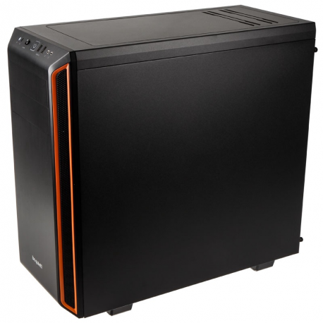 be quiet! Pure Base 600 Window - Tower - ATX - windowed side panel - no power supply (ATX / PS/2) - black, orange - USB/Audio - 3