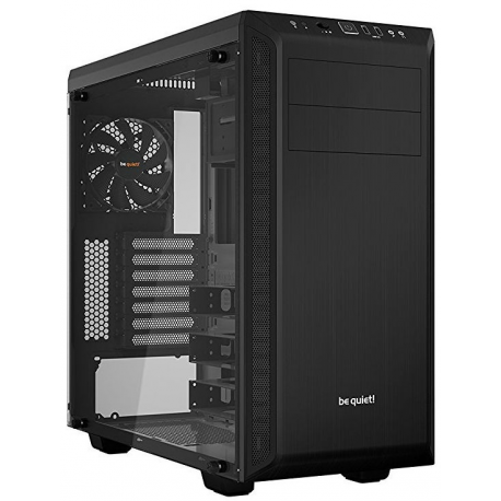 be quiet! Pure Base 600 Window - Tower - ATX - windowed side panel - no power supply (ATX / PS/2) - black - USB/Audio - 0