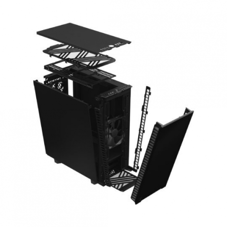 Fractal Design Define 7 Compact - Tower - ATX - no power supply (ATX) - black solid - USB/Audio - 30