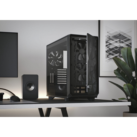 Fractal Design Meshify 2 - Tower - extended ATX - no power supply (ATX) - black - USB/Audio - 25