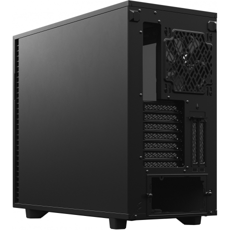 Fractal Design Define 7 - Tempered Glass Edition - tower - extended ATX - windowed side panel (tempered glass) - no power supply (ATX) - black - USB/Audio - 5