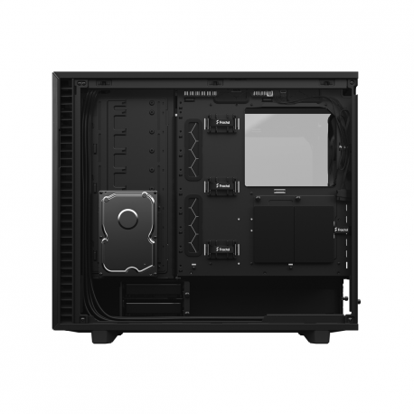 Fractal Design Define 7 - Tempered Glass Edition - tower - extended ATX - windowed side panel (tempered glass) - no power supply (ATX) - black - USB/Audio - 23