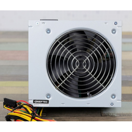 Chieftec VALUE SERIES APB-500B8 - Power supply (internal) - ATX12V 2.3 - AC 230 V - 500 Watt - active PFC - silver - 2