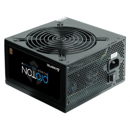 Chieftec Proton Series BDF-500S - Power supply (internal) - ATX12V 2.3/ EPS12V - 80 PLUS Bronze - AC 115-230 V - 500 Watt - active PFC - black - 2