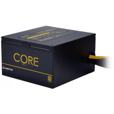 Chieftec Core Series BBS-600S - Power supply (internal) - ATX12V 2.3/ EPS12V/ PS/2 - 80 PLUS Gold - AC 100-240 V - 600 Watt - active PFC - 3
