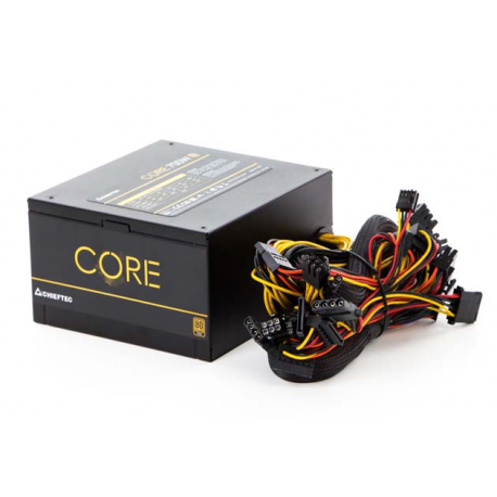Chieftec Core Series BBS-700S - Power supply (internal) - ATX12V 2.3/ EPS12V/ PS/2 - 80 PLUS Gold - AC 100-240 V - 700 Watt - active PFC - 2