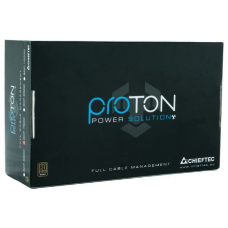 Chieftec Proton Series BDF-850C - Power supply (internal) - ATX12V 2.3 - 80 PLUS Bronze - AC 115-230 V - 850 Watt - active PFC - 6