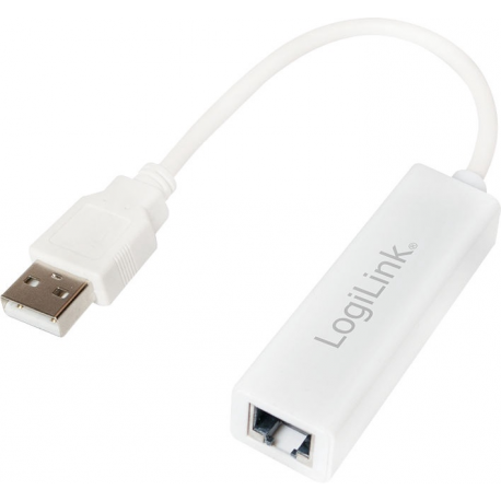 LogiLink USB 2.0 to Fast Ethernet RJ45 Adapter - Network adapter - USB 2.0 - 10/100 Ethernet - 0
