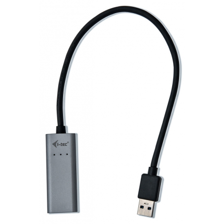 i-Tec USB 3.0 Metal Gigabit Ethernet Adapter - network adapter - USB 3.0 - Gigabit Ethernet x 1 - 2
