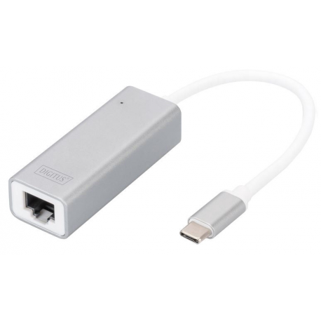 DIGITUS DN-3024 - Network adapter - USB-C - Gigabit Ethernet x 1 - aluminium - 0