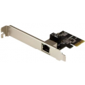 StarTech.com 1-Port Gigabit Ethernet Network Card - PCI Express, Intel I210 NIC - Single Port PCIe Network Adapter Card with Intel Chipset (ST1000SPEXI) - Network adapter - PCIe low profile - GigE - 1000Base-T - black