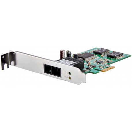 StarTech.com PCI Express Gigabit Ethernet Multimode SC Fiber Network Card - Network adapter - PCIe - 1000Base-FX - 0