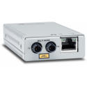 Allied Telesis AT MMC2000 / ST - Fibre media converter - GigE - 10Base-T, 1000Base-SX, 100Base-TX, 1000Base-T - RJ-45 / ST multi-mode - up to 550 m - 850 nm - TAA Compliant