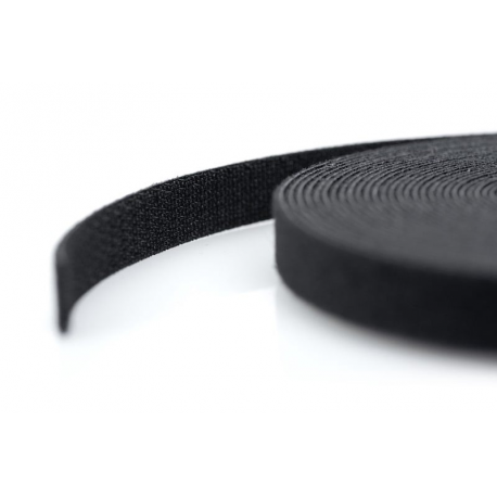 MicroConnect - Cable management touch fastener strap - 10 m - black - 1
