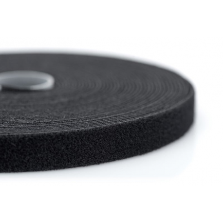 MicroConnect - Cable management touch fastener strap - 10 m - black - 2