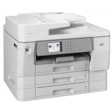 Brother MFC-J6957DW - Multifunction printer - colour - ink-jet - A3/Ledger (media) - up to 25 ppm (copying) - up to 30 ppm (printing) - 850 sheets - 33.6 Kbps - USB 2.0, LAN, Wi-Fi(n), NFC, USB 2.0 host - 2