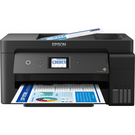 Epson EcoTank L14150 - Multifunction printer - colour - ink-jet - 297 x 432 mm (original) - A3 (media) - up to 17 ppm (printing) - 250 sheets - 33.6 Kbps - USB, LAN, Wi-Fi(n) - 5