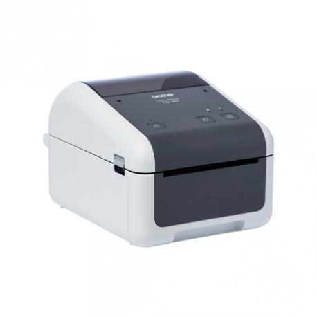Brother TD-4210D - Label printer - direct thermal - Roll (11.8 cm) - 203 dpi - up to 127 mm / sec - USB 2.0, serial - grey, white - 2