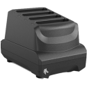 User swappable spare battery cup to charge 4 TC53/TC58 spare Li-ion batteries on a legacy TC5x five-slot ShareCradle. This cup m