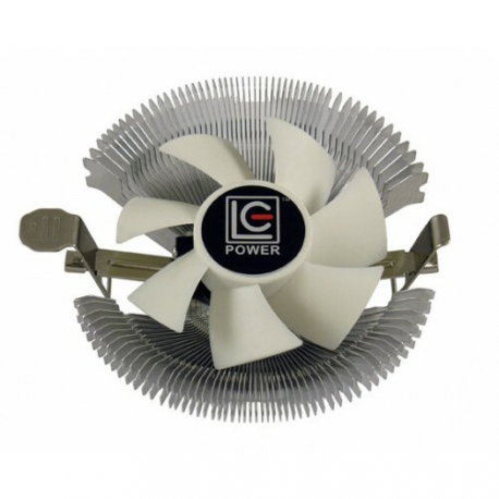 LC Power Cosmo Cool - Processor cooler - (for: LGA775, LGA1156, AM2, AM2+, AM3, LGA1155, AM3+, FM1, FM2, LGA1150) - aluminium - 80 mm - white, silver - 4