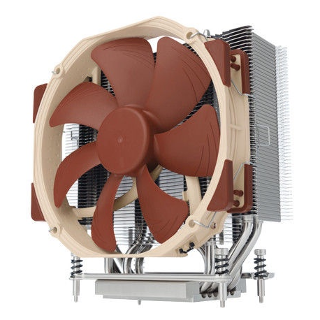 Noctua NH-U14S - Processor cooler - (for: LGA1156, AM2, AM2+, AM3, LGA1155, AM3+, LGA2011, FM1, FM2, LGA1150, LGA1151, AM4, LGA1200) - aluminium and copper - 140 mm - 0