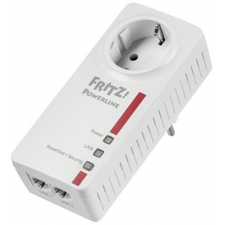AVM FRITZ!Powerline 1220 - Powerline adapter - GigE, HomePlug AV (HPAV) 2.0, IEEE 1901 - wall-pluggable - 1