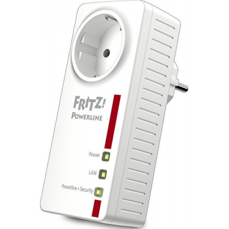 AVM FRITZ!Powerline 1220 - Powerline adapter - GigE, HomePlug AV (HPAV) 2.0, IEEE 1901 - wall-pluggable - 2