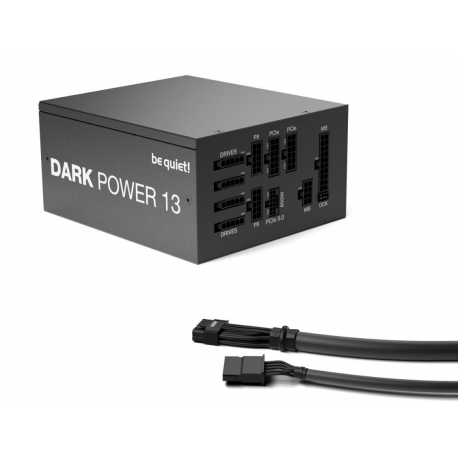 be quiet! Dark Power 13 - Power supply (internal) - ATX12V 3.0 / EPS12V 2.92 - 80 PLUS Titanium - AC 100-240 V - 1000 Watt - active PFC - black - 2