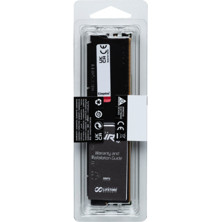 Kingston FURY Beast - DDR5 - module - 32 GB - DIMM 288-pin - 5600 MHz  /  PC5-44800 - CL36 - 1.25 V - unbuffered - on-die ECC - black - 5