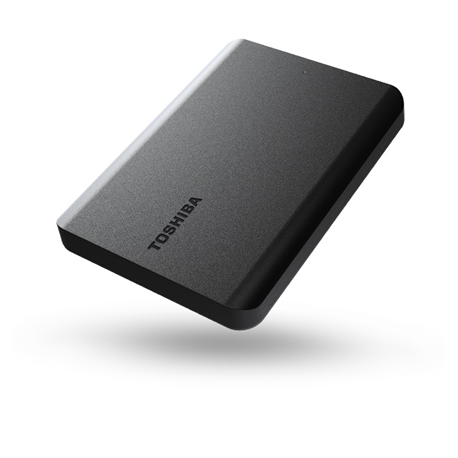 Toshiba Canvio Basics - Hard drive - 4 TB - external (portable) - 2.5" - USB 3.2 Gen 1 / USB 2.0 - matte black - 0