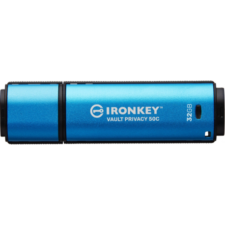 Kingston IronKey Vault Privacy 50C - USB flash drive - encrypted - 32 GB - USB-C 3.2 Gen 1 - TAA Compliant - 2