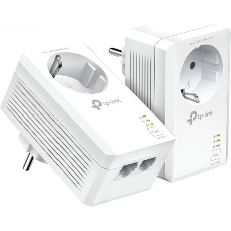 TP-Link Powerline TL-PA7027P - V1 - Starter Kit - bridge - GigE, HomePlug AV (HPAV), HomePlug AV (HPAV) 2.0, IEEE 1901 - wall-pluggable (pack of 2) - 0