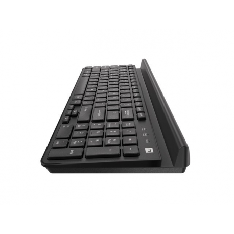 Natec Felimare - Keyboard - Bluetooth, 2.4 GHz - US - black - 2