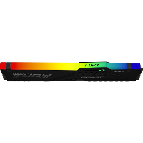 Kingston FURY Beast RGB - DDR5 - kit - 16 GB: 2 x 8 GB - DIMM 288-pin - 6000 MHz  /  PC5-48000 - CL36 - 1.35 V - unbuffered - on-die ECC - 4