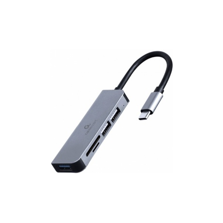 Cablexpert - Card reader (SD, TransFlash, microSD, SDHC, microSDHC, SDXC, microSDXC) - USB-C 3.1 Gen 1 - 0