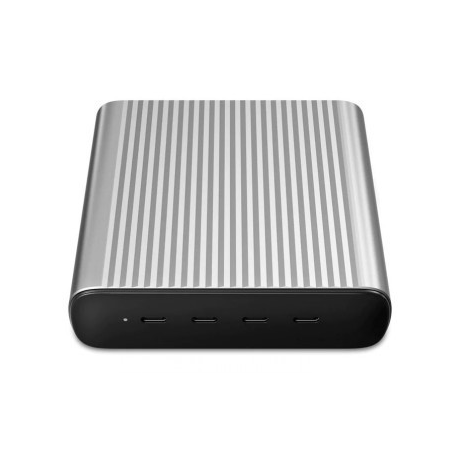 HyperJuice - Power adapter - 245 Watt - output connectors: 4 - silver - 0