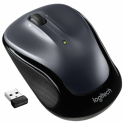 Logitech M325s - Mouse - right and left-handed - optical - 5 buttons - wireless - 2.4 GHz - USB wireless receiver - dark grey