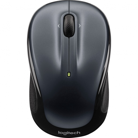 Logitech M325s - Mouse - right and left-handed - optical - 5 buttons - wireless - 2.4 GHz - USB wireless receiver - dark grey - 2