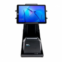 Star mUNITE EZ100 - Stand - for printer / tablet - steel - black