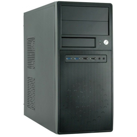 Chieftec Mesh Series CG-04B-OP - Tower - ATX - no power supply (ATX) - black - USB/Audio - 0