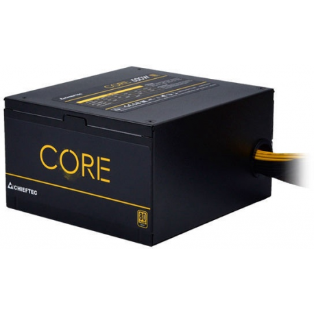 Chieftec Core Series BBS-500S - Power supply (internal) - ATX12V 2.3/ EPS12V/ PS/2 - 80 PLUS Gold - AC 100-240 V - 500 Watt - active PFC - 4