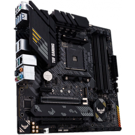 ASUS TUF GAMING B550M-PLUS - Motherboard - micro ATX - Socket AM4 - AMD B550 Chipset - USB-C Gen2, USB 3.2 Gen 1, USB 3.2 Gen 2 - 2.5 Gigabit LAN - onboard graphics (CPU required) - HD Audio (8-channel) - 2