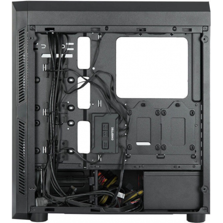 Chieftec Gamer Series SCORPION 3 - Tower - ATX - windowed side panel (tempered glass) - no power supply (ATX) - black - USB/Audio - 4