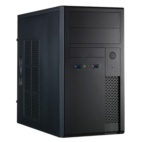 Chieftec Mesh Series XT-01B - Tower - micro ATX - no power supply (ATX12V 2.3/ PS/2) - black - USB/Audio - 0